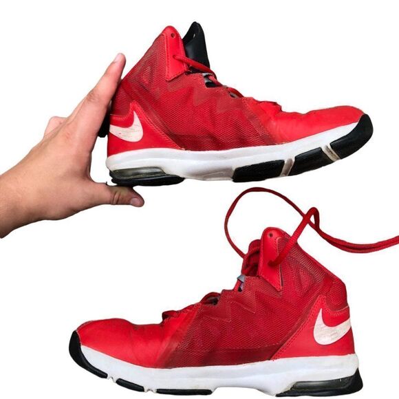 RARE 2014 Nike Air Max Stutter Step 2 GS 'University Red' Size 7 - Picture 2 of 16